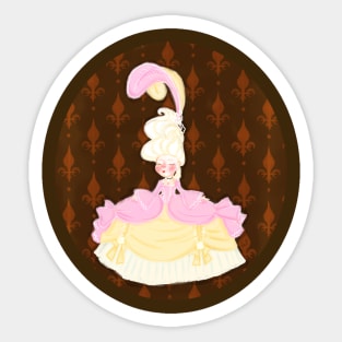 Rococo Lady Sticker